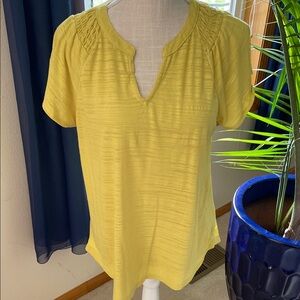 Liz Claiborne Sunny Yellow Blouse